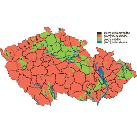 Potenciál ploch pro využití geotermální energie v ČR