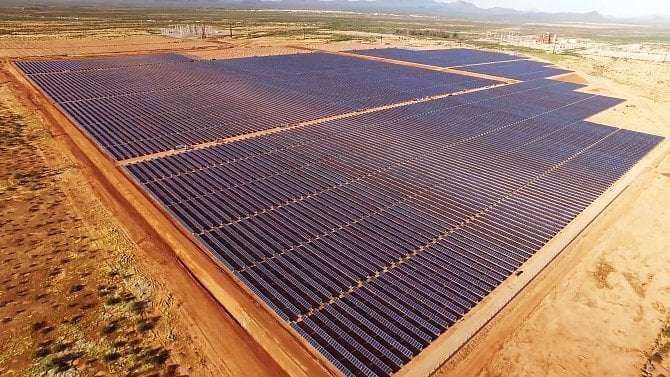 Marocká solární elektrárna